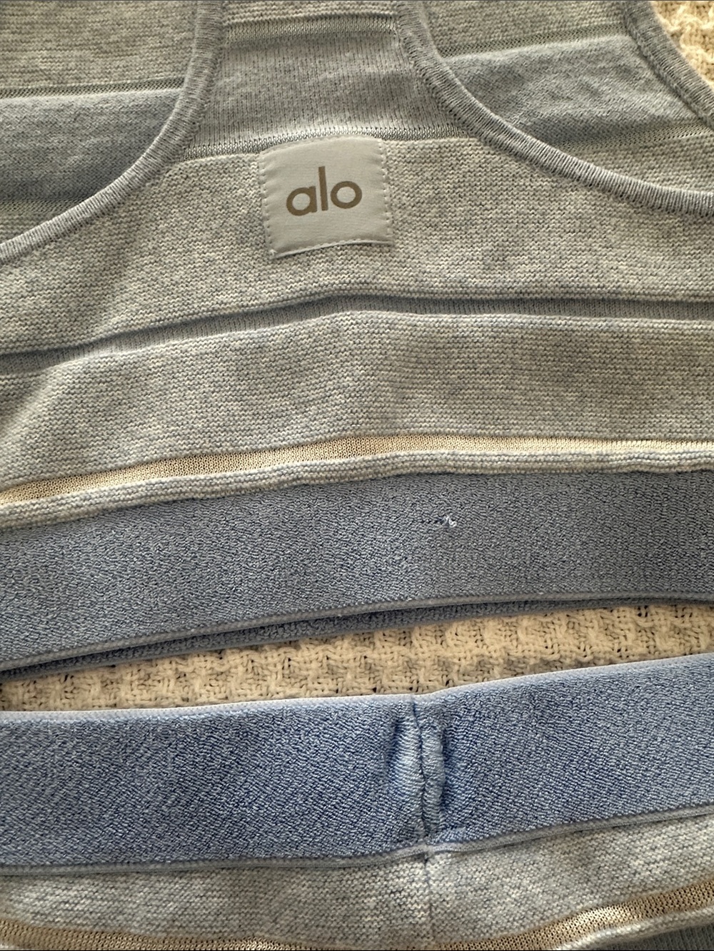 ALO Sport short play knit short and bra - very good condition - Picture 6 of 8